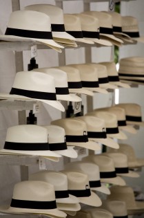 Stacks of hats