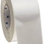 gloss white polyester labels