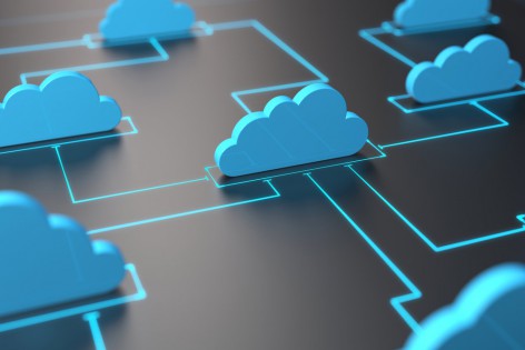 Cloud computing or cloud network concept