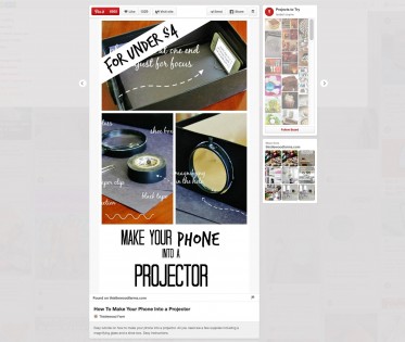 make your phone a projector