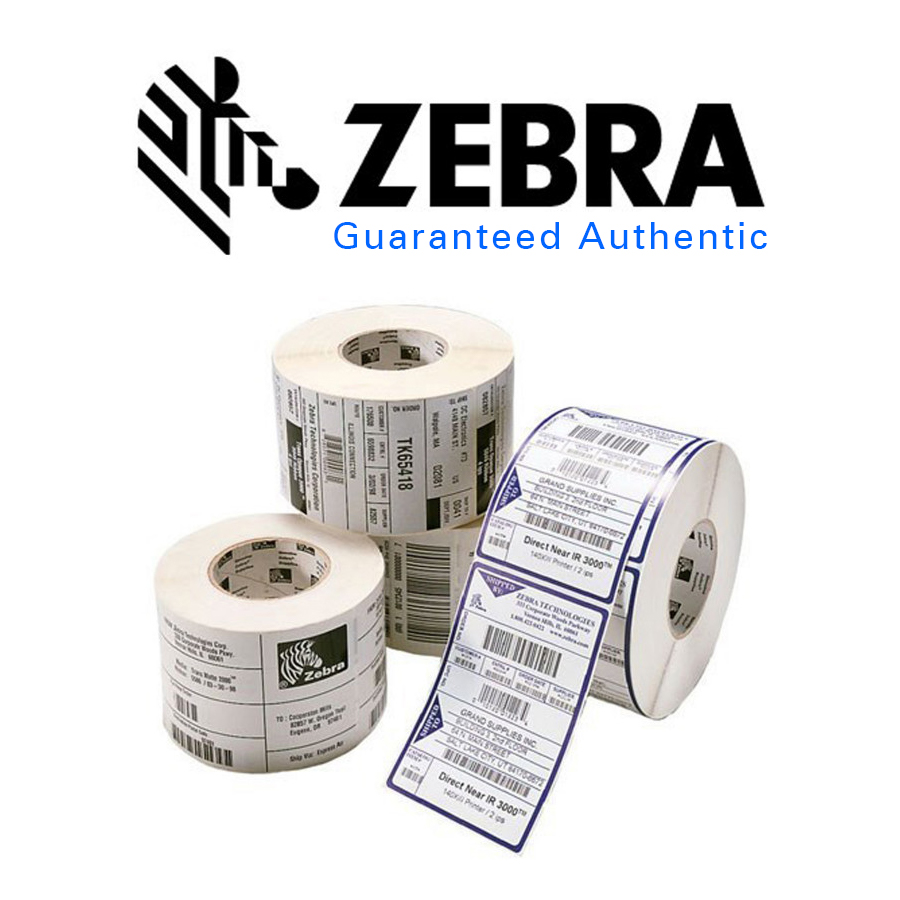 0.5 x 1 Zebra Thermal Transfer 8000T Vinyl Clear Vinyl LABEL; 3 Core; 5000 Labels/roll; 1 Roll/Carton